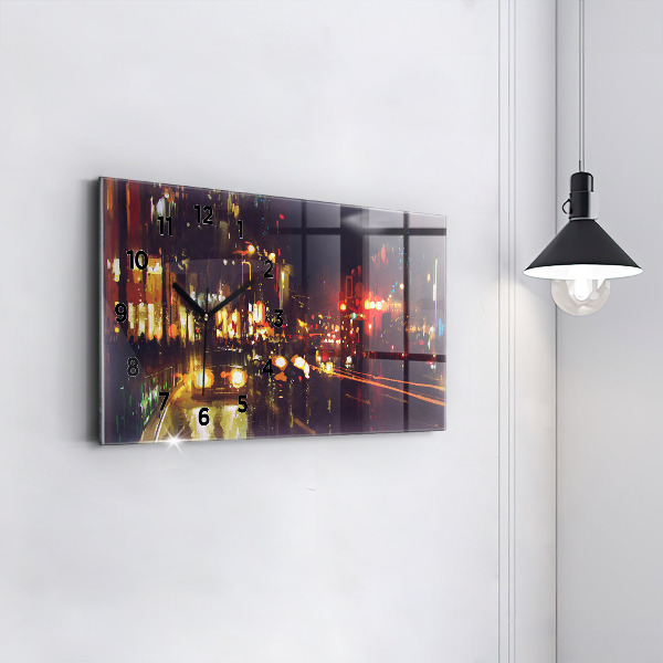 Reloj horizontal Ciudad pintada