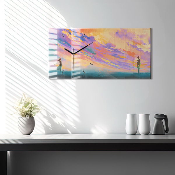 Reloj horizontal Amor platónico