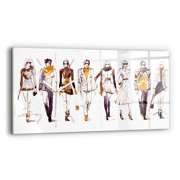 Reloj de cristal horizontal Mujer y hombre