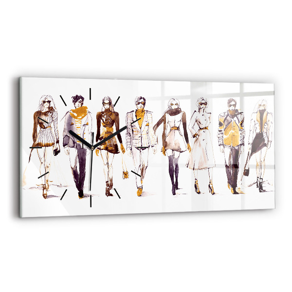 Reloj de cristal horizontal Mujer y hombre