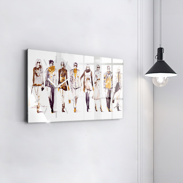 Reloj de cristal horizontal Mujer y hombre