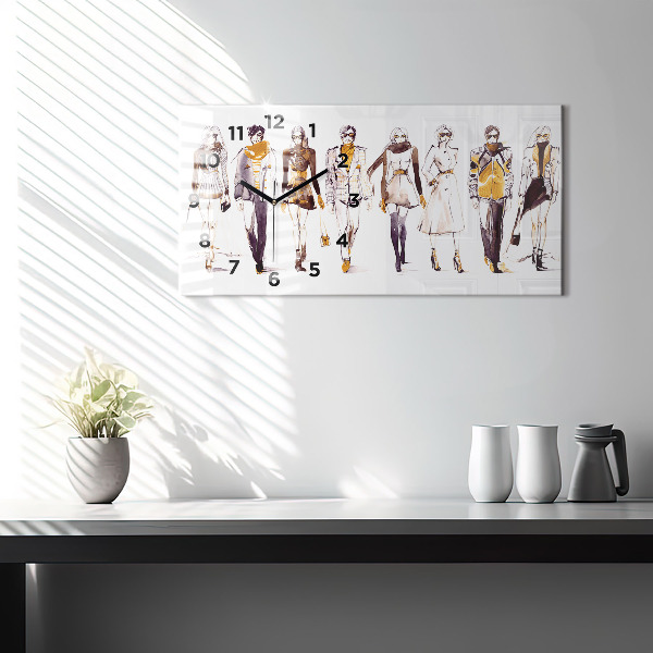 Reloj de cristal horizontal Mujer y hombre