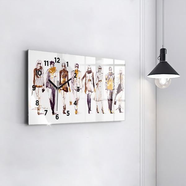 Reloj de cristal horizontal Mujer y hombre