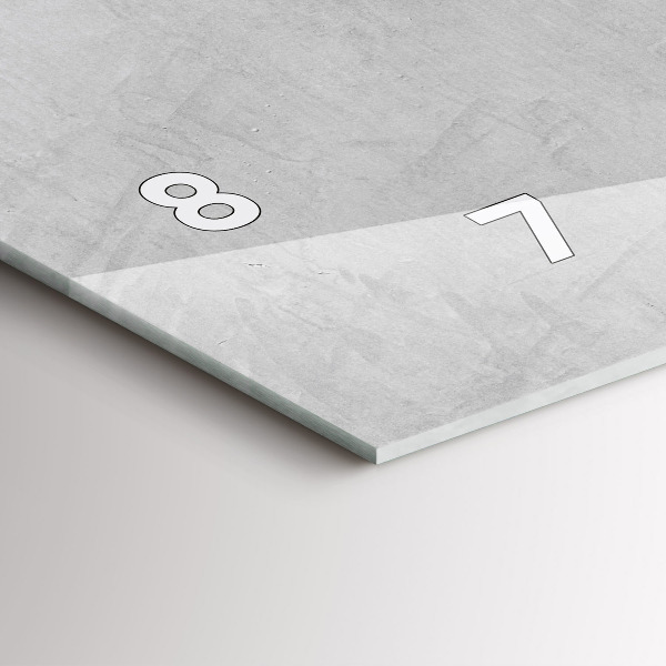 Reloj horizontal Muro de piedra