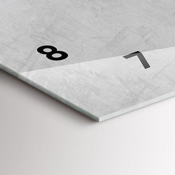 Reloj horizontal Muro de piedra