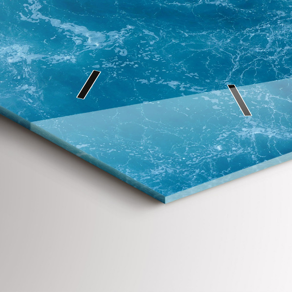 Reloj horizontal Agua de mar