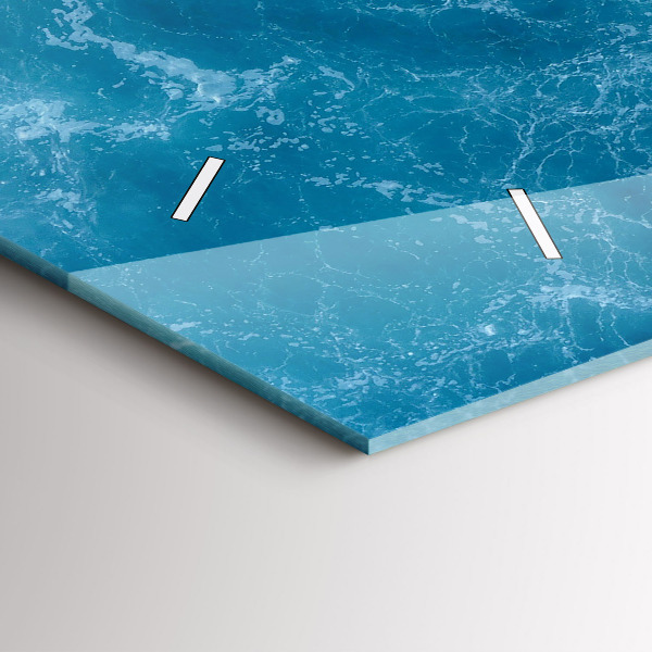 Reloj horizontal Agua de mar