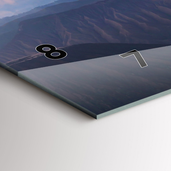 Reloj horizontal Hermoso paisaje