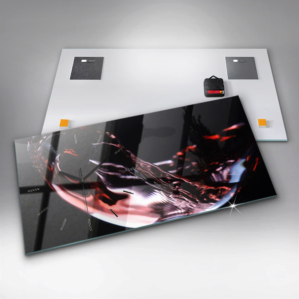 Reloj horizontal Copa de vino