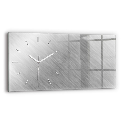 Reloj horizontal Pared de metal