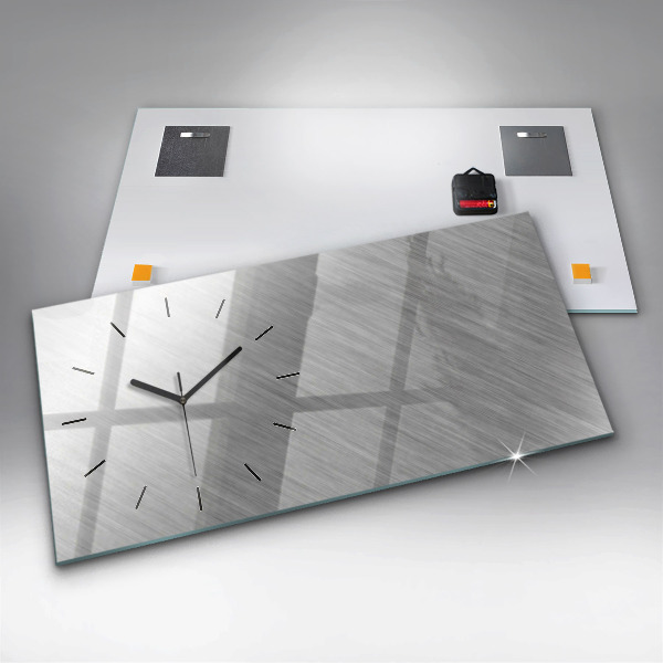 Reloj horizontal Pared de metal