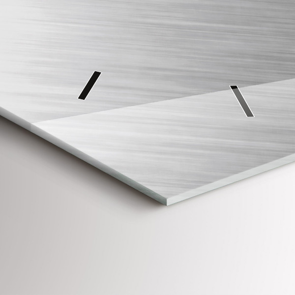 Reloj horizontal Pared de metal