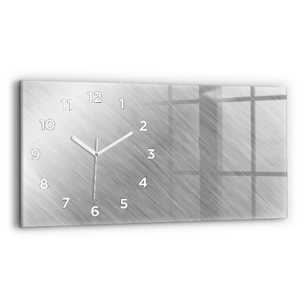Reloj horizontal Pared de metal
