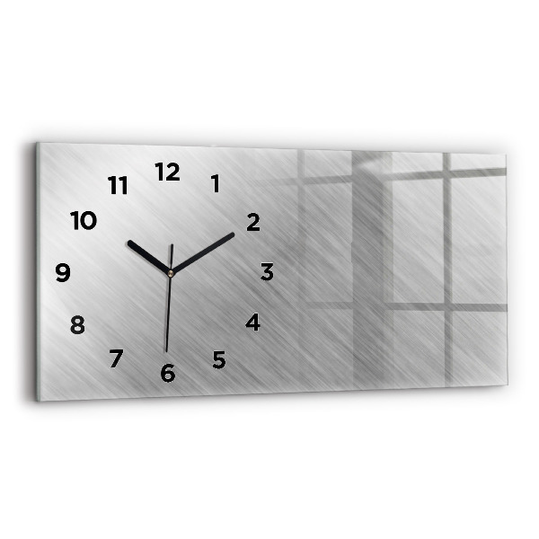 Reloj horizontal Pared de metal