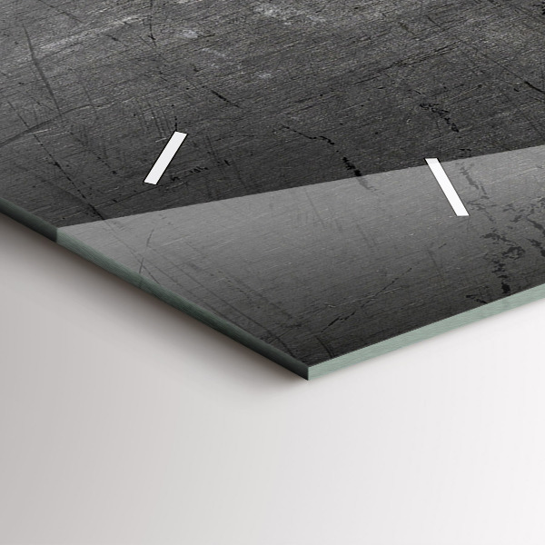 Reloj horizontal Pared metálica