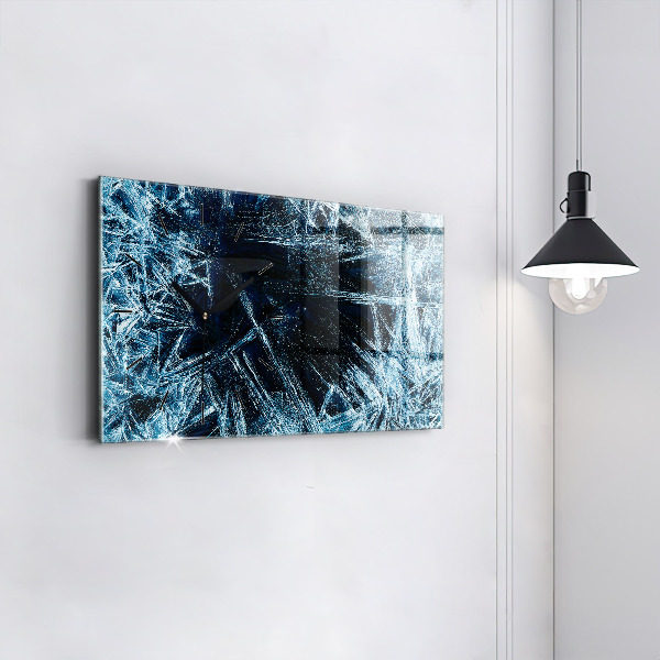 Reloj horizontal Pared congelada