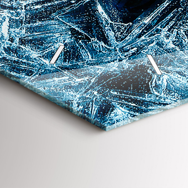 Reloj horizontal Pared congelada