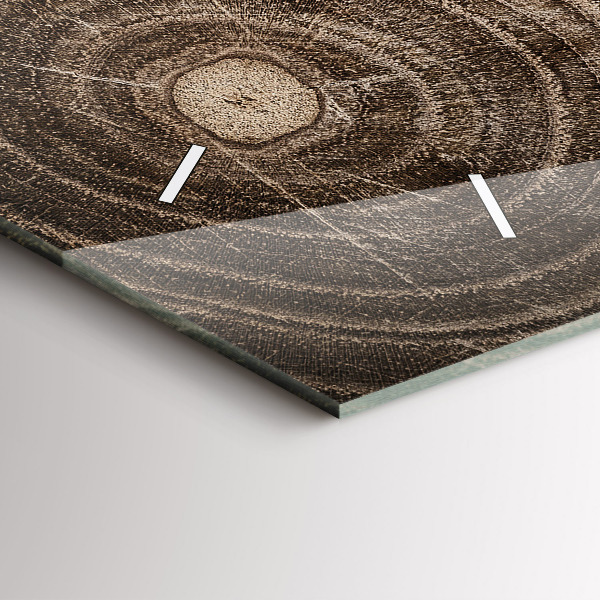 Reloj horizontal Tronco de árbol