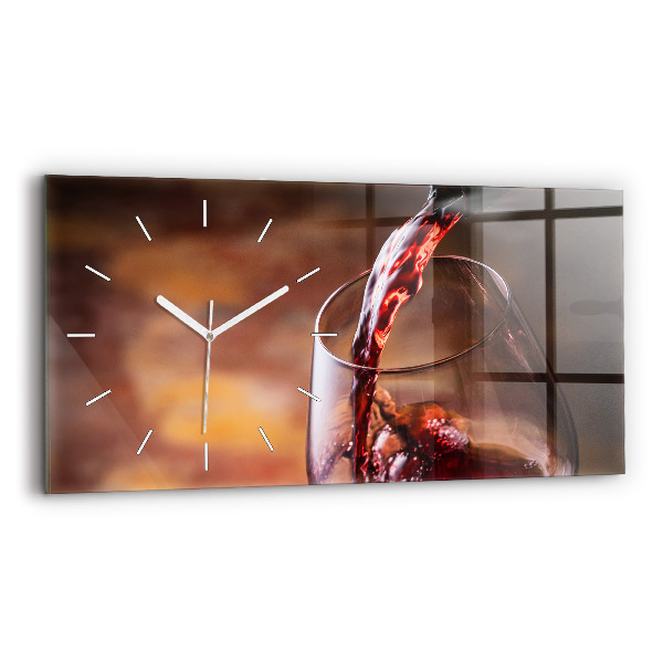 Reloj horizontal Copa de vino