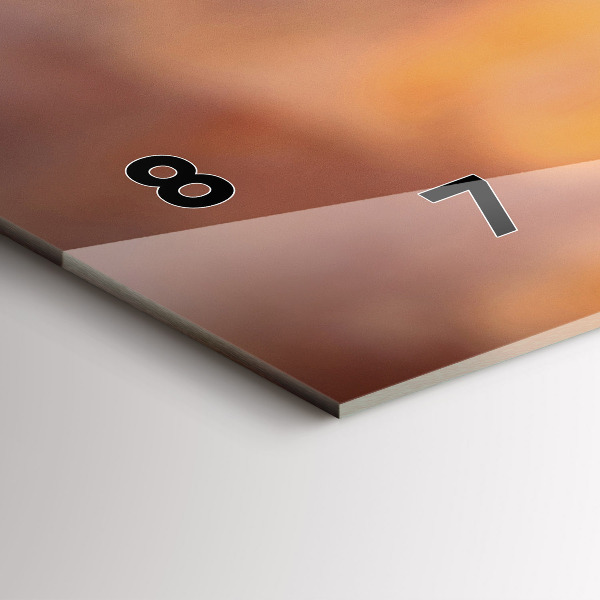 Reloj horizontal Copa de vino