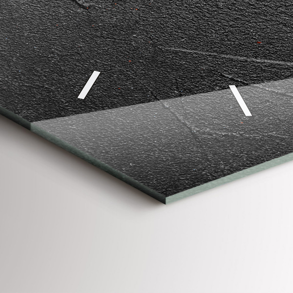 Reloj de cristal horizontal Pimientos rojos