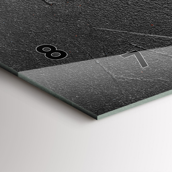 Reloj de cristal horizontal Pimientos rojos