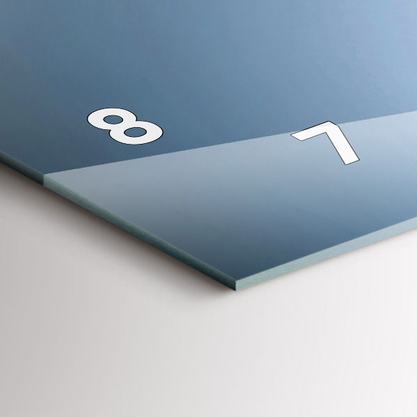 Reloj de cristal horizontal Copa de vino