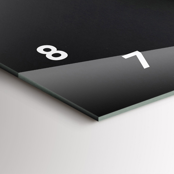 Reloj de cristal horizontal Taza de café