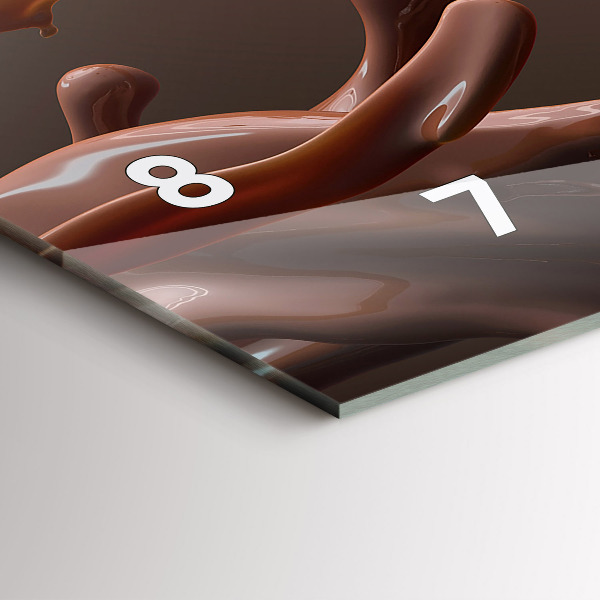 Reloj horizontal Cacao