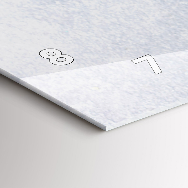 Reloj horizontal Trozo de tarta