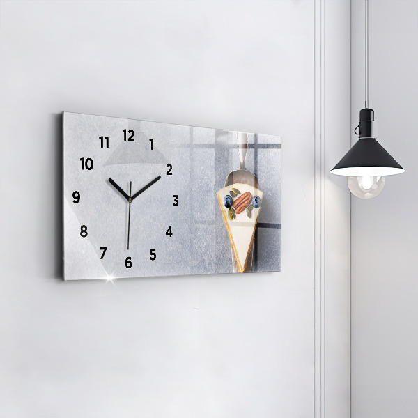Reloj horizontal Trozo de tarta