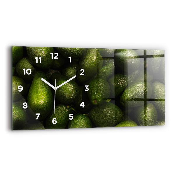 Reloj horizontal Aguacate