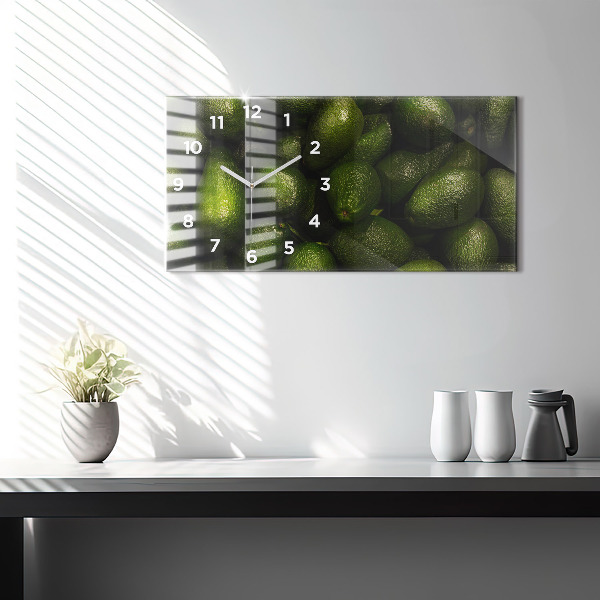 Reloj horizontal Aguacate