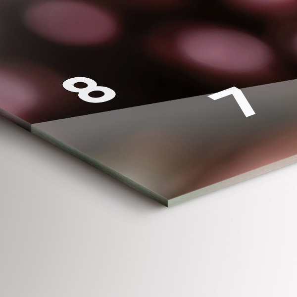 Reloj horizontal Copa de vino tinto