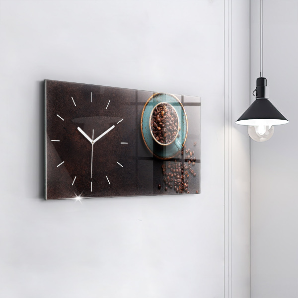 Reloj horizontal Taza de café