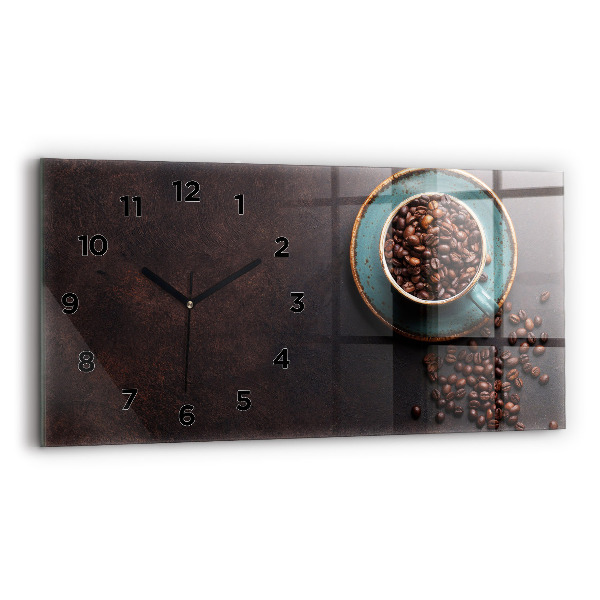 Reloj horizontal Taza de café