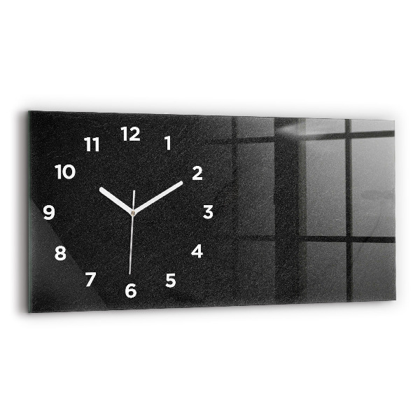 Reloj horizontal Roca oscura