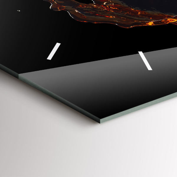 Reloj horizontal Bebida derramada