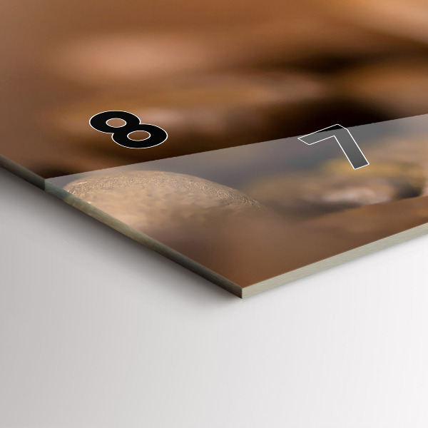 Reloj horizontal Colores abstractos