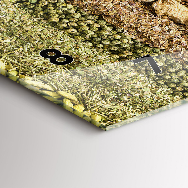 Reloj horizontal Filas de especias