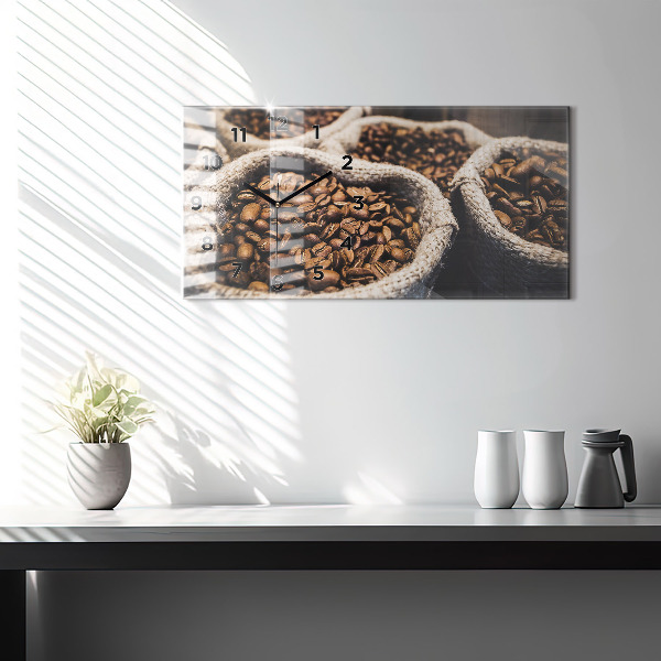 Reloj horizontal Sacos de café