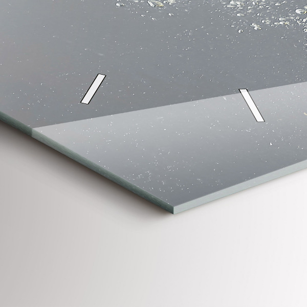 Reloj horizontal Cítricos en agua