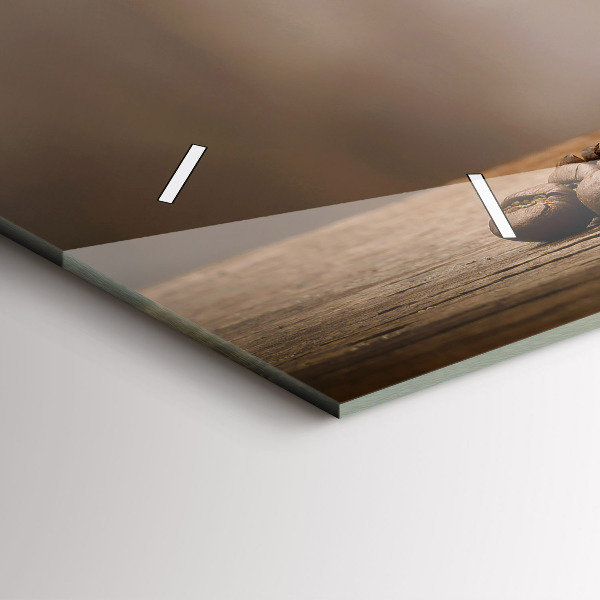 Reloj de cristal horizontal Taza de café