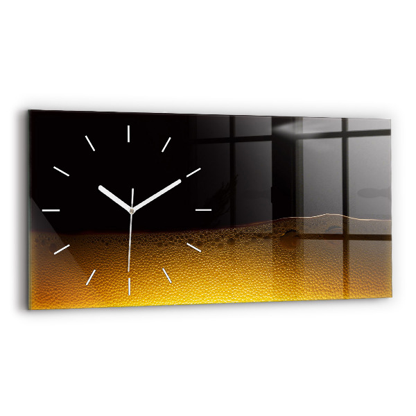 Reloj de cristal horizontal Zumo de naranja