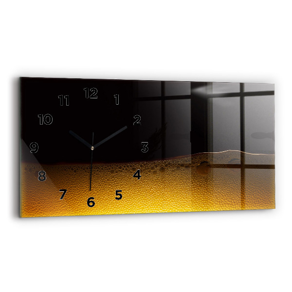 Reloj de cristal horizontal Zumo de naranja