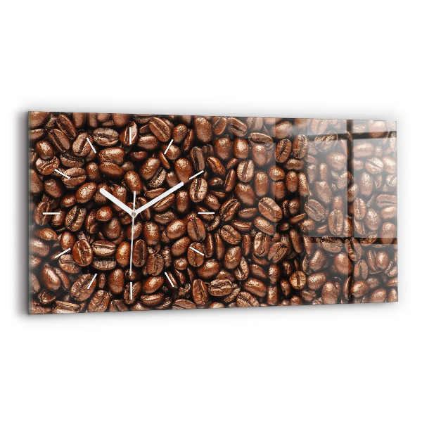 Reloj de cristal horizontal Café en grano