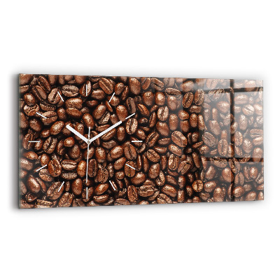 Reloj de cristal horizontal Café en grano