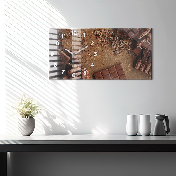 Reloj horizontal Barritas de chocolate