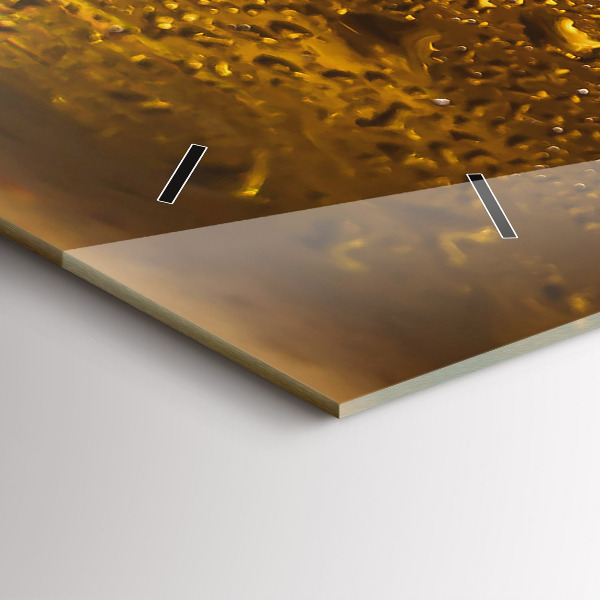 Reloj de cristal horizontal Jarra de cerveza