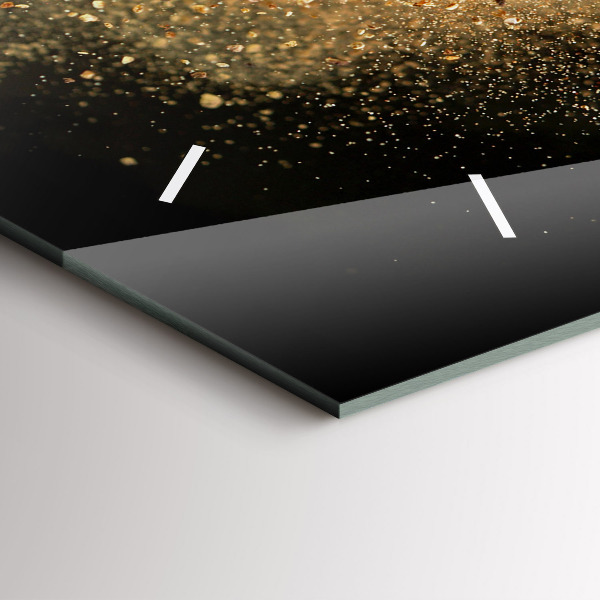 Reloj de cristal horizontal Especias esparcidas